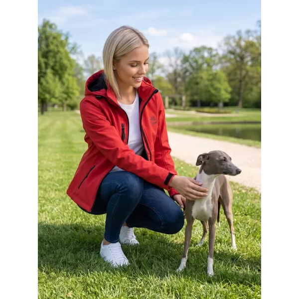  Ženska softshell jakna ALTISPORT ALW056521 CRVENA 