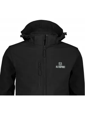 Muška softshell jakna ALTISPORT ALM006522 CRNO