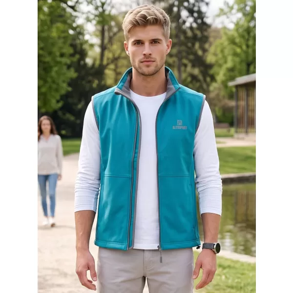  Muški softshell prsluk ALTISPORT ALM006517 TAMNO TIRKIZNA 