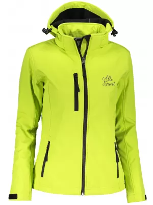 Ženska softshell jakna ALTISPORT ALW056521 VAPNO