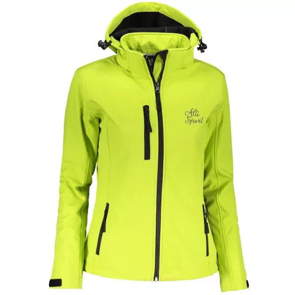  Ženska softshell jakna ALTISPORT ALW056521 VAPNO 