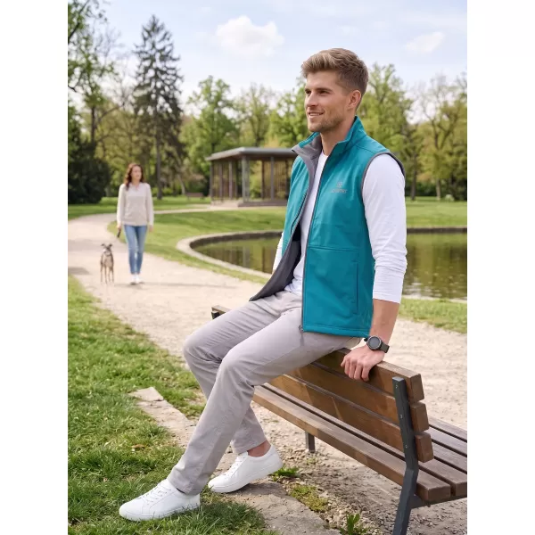  Muški softshell prsluk ALTISPORT ALM006517 TAMNO TIRKIZNA 