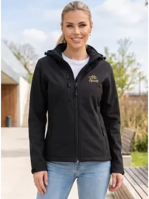 Ženska softshell jakna ALTISPORT ALW056521 CRNO