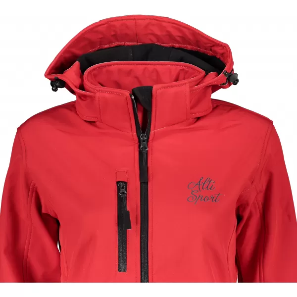  Ženska softshell jakna ALTISPORT ALW056521 CRVENA 