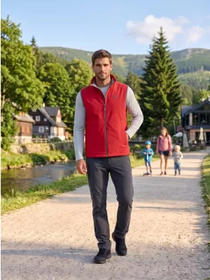 Muški softshell prsluk ALTISPORT ALM006517 CRVENA