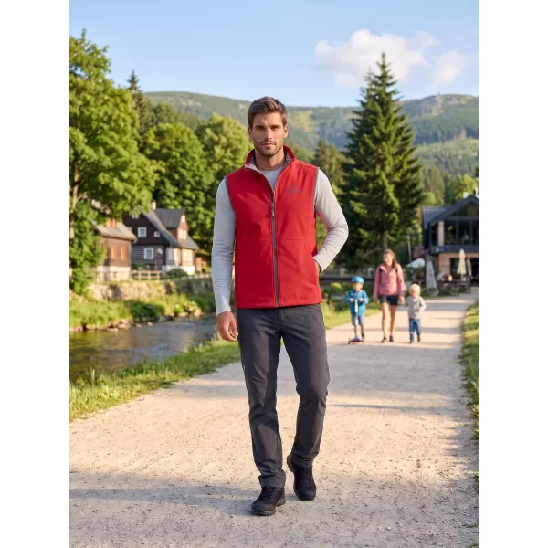  Muški softshell prsluk ALTISPORT ALM006517 CRVENA 