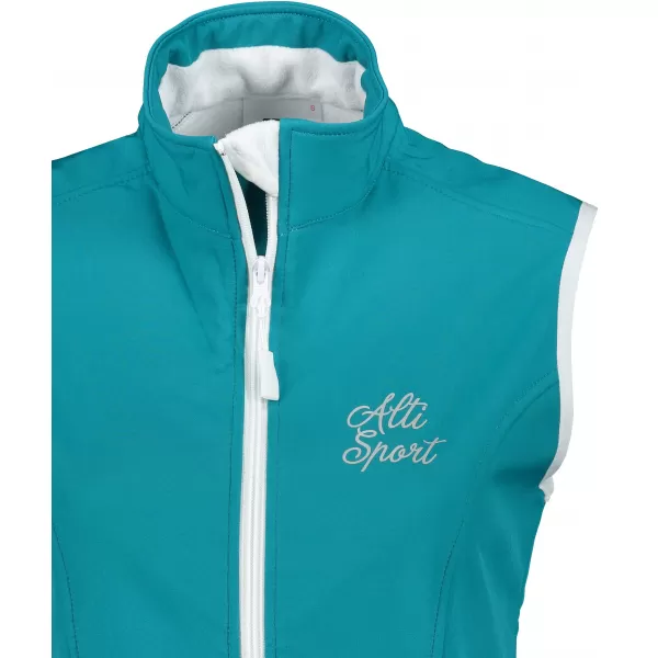  Ženski softshell prsluk ALTISPORT ALW056516 TAMNO TIRKIZNA 