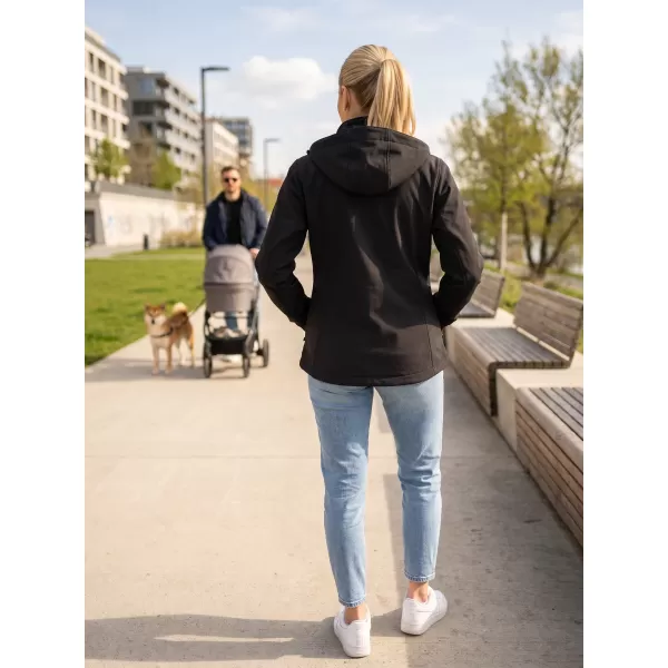  Ženska softshell jakna ALTISPORT ALW056521 CRNO 
