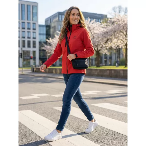  Ženska softshell jakna ALTISPORT ALW056521 CRVENA 