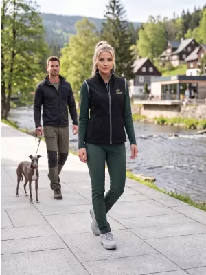 Ženski softshell prsluk ALTISPORT ALW056516 CRNO