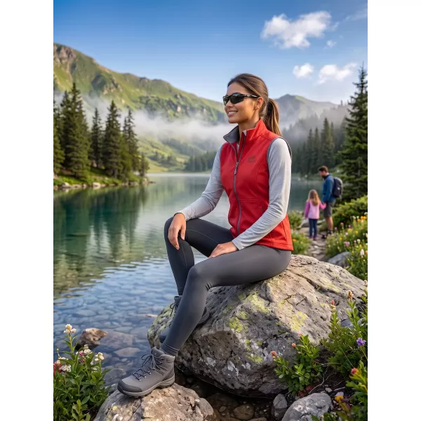  Ženski softshell prsluk ALTISPORT ALW056516 CRVENA 