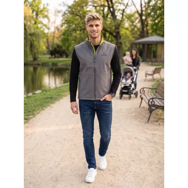  Muški softshell prsluk ALTISPORT ALM006517 ČELIČNO SIVA 