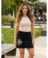 Ženska suknja ALTISPORT ALW016604 CRNO I ZLATNO