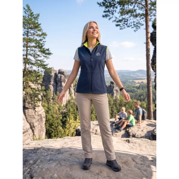  Ženski softshell prsluk ALTISPORT ALW056516 MORNARSKO PLAVA 