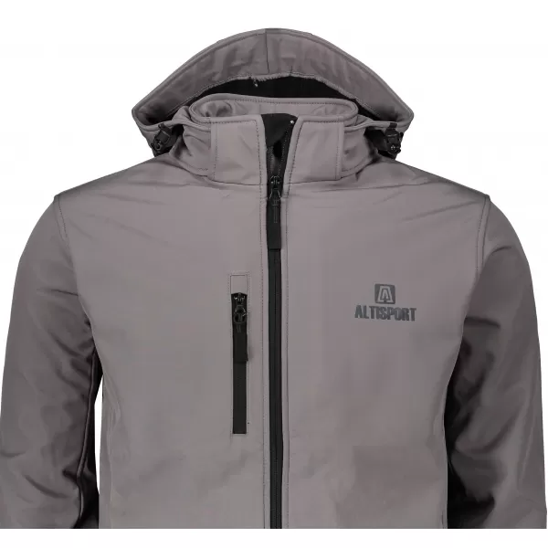  Muška softshell jakna ALTISPORT ALM006522 ČELIČNO SIVA 