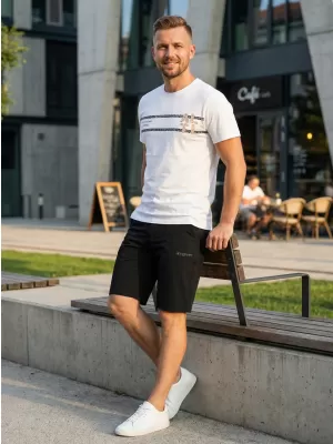Muške kratke hlače ALTISPORT ELOF MPAT527 CRNO