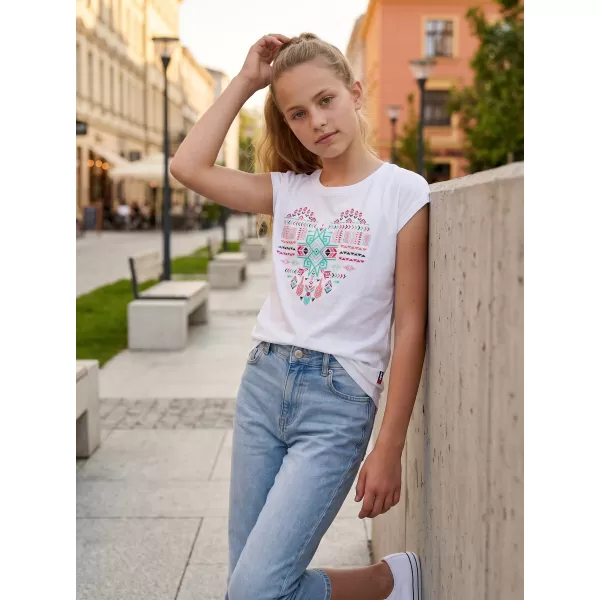  Djevojčica majice s kratkim rukavima SAM 73 FREYA GT 550 BIJELA 