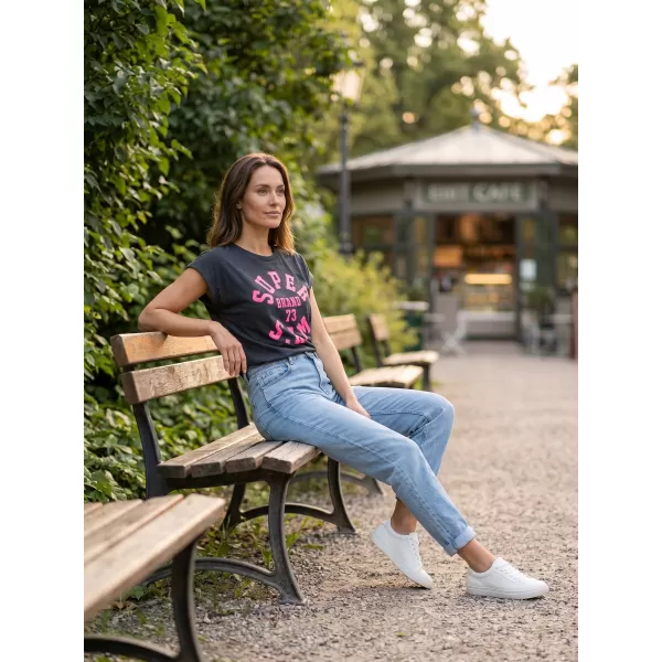  Ženska majica s kratkim rukavima SAM 73 ROBYN WT 814 CRNI 