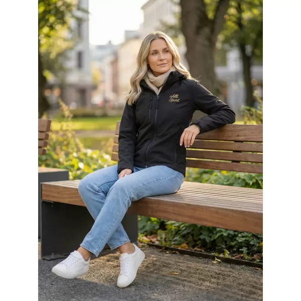  Ženska softshell jakna ALTISPORT ALW056521 CRNO 
