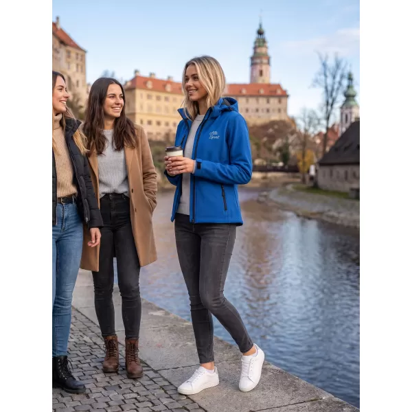  Ženska softshell jakna ALTISPORT ALW056521 KRALJEVSKI PLAVA 