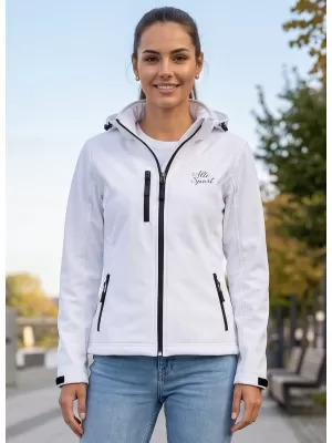 Ženska softshell jakna ALTISPORT ALW056521 BIJELA