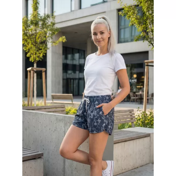  Ženske kratke hlače ALTISPORT BARBA LPAT512 TAMNO PLAVA 