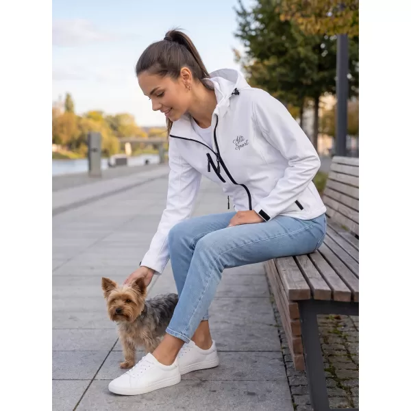  Ženska softshell jakna ALTISPORT ALW056521 BIJELA 
