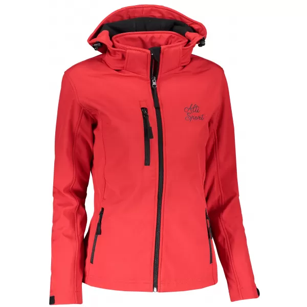  Ženska softshell jakna ALTISPORT ALW056521 CRVENA 