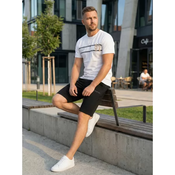  Muške kratke hlače ALTISPORT ELOF MPAT527 CRNO 