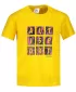 Dječja majica ALTISPORT ALK063138 ŽUTA BOJA
