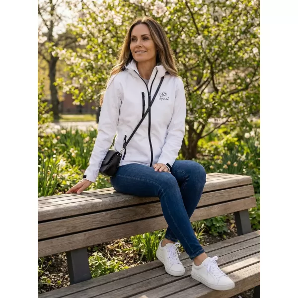  Ženska softshell jakna ALTISPORT ALW056521 BIJELA 