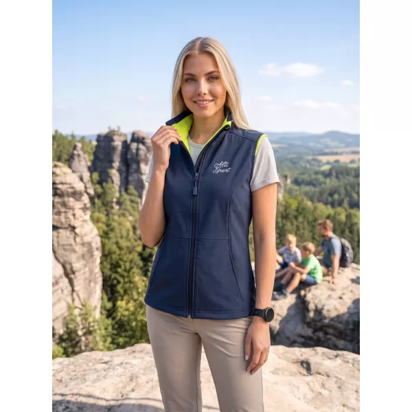  Ženski softshell prsluk ALTISPORT ALW056516 MORNARSKO PLAVA 