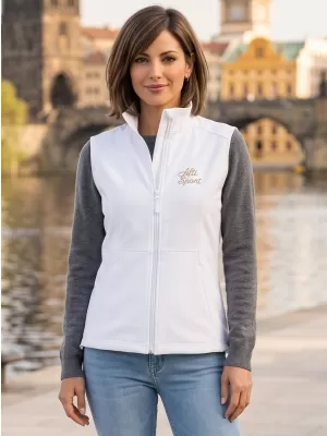 Ženski softshell prsluk ALTISPORT ALW056516 BIJELA