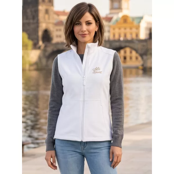  Ženski softshell prsluk ALTISPORT ALW056516 BIJELA 