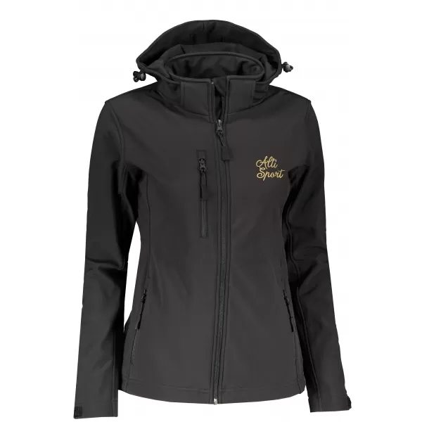  Ženska softshell jakna ALTISPORT ALW056521 CRNO 