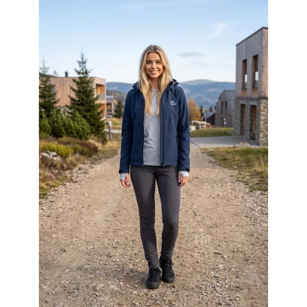  Ženska softshell jakna ALTISPORT ALW056521 MORNARSKO PLAVA 