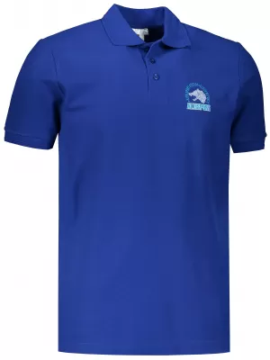 Muška majica s kragnom ALTISPORT ALM071203 KRALJEVSKI PLAVA