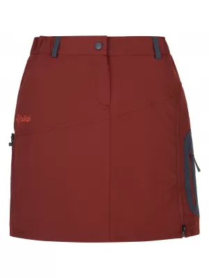 Ženska suknja KILPI ANA-W PL0032KI TAMNOCRVENA