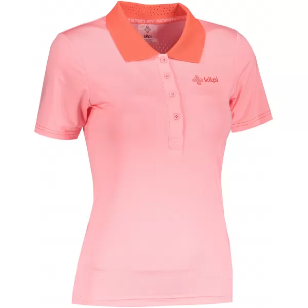  Ženska funkcionalna majica KILPI COLLAR-W PL0113KI SVIJETLORUŽIČASTA 