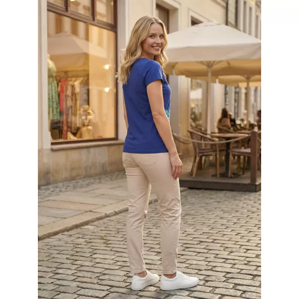  Ženska majica kratkih rukava ALTISPORT ALW108162 KRALJEVSKI PLAVA 