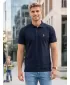 Muška vrhunska majica s kragnom ALTISPORT ALM002203 MORNARSKO PLAVA