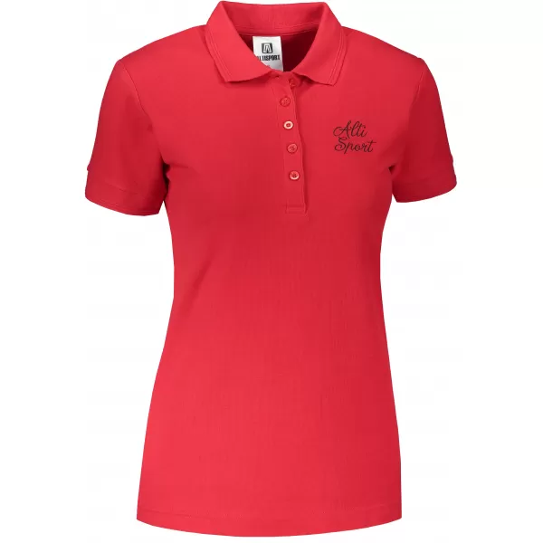  Ženska majica s kragnom ALTISPORT ALW056210 CRVENA 