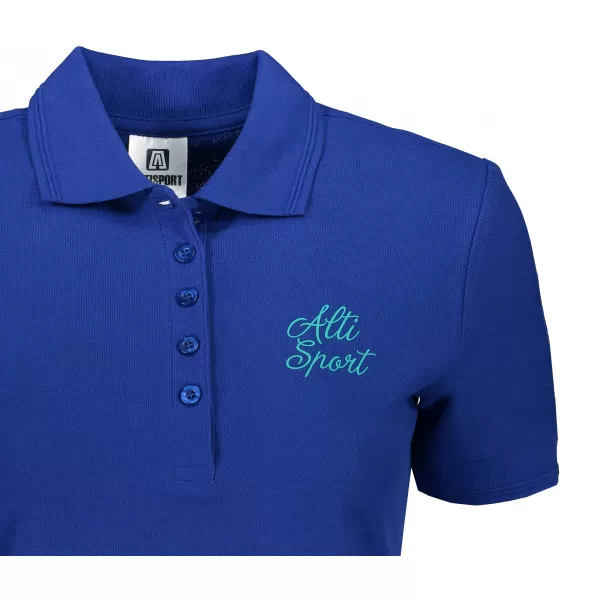  Ženska majica s kragnom ALTISPORT ALW056210 KRALJEVSKI PLAVA 