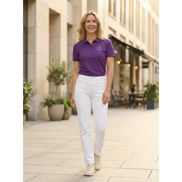  Ženska majica s kragnom ALTISPORT ALW056210 LJUBIČASTA 
