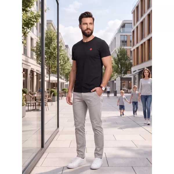  Pánské premium triko ALTISPORT CARRYOVER ALM065153 ČERNOČERVENÁ 