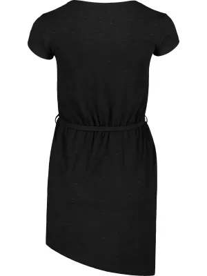 Haljina NORDBLANC RIBBON NBSLD7409 CRNI ISTAKNUTI DIJELOVI