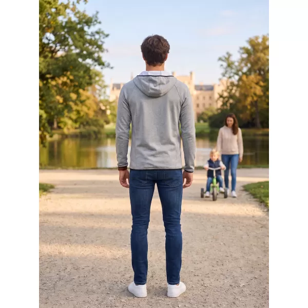  Muška vrhunska majica ALTISPORT ALM006417 TAMNO SIVI ODSJAJI 