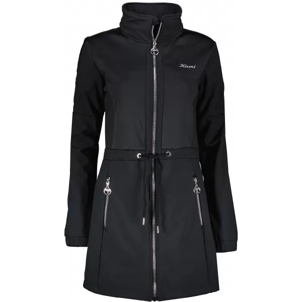  Ženski softshell kaput KIXMI MALAYA CRNO 