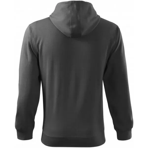  Muški sweatshirt MALFINI TRENDY ZIPPER 410 ČELIČNO SIVA 