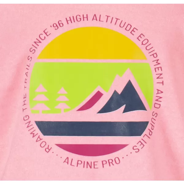  Dječja dukserica ALPINE PRO RONDO KSWU168 LJUBIČASTA 